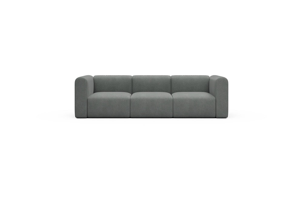 Rund Casual Modular Sofa - Configurations 1 - A3H - 266 x 97 cm - 3 Seater - 440 Satya Steel Grey