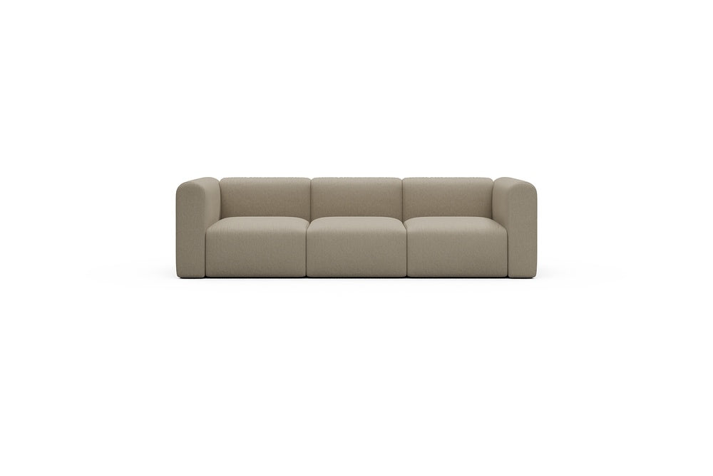 Rund Casual Modular Sofa - Configurations 1 - A3H - 266 x 97 cm - 3 Seater - 445 Satya Natural Biege