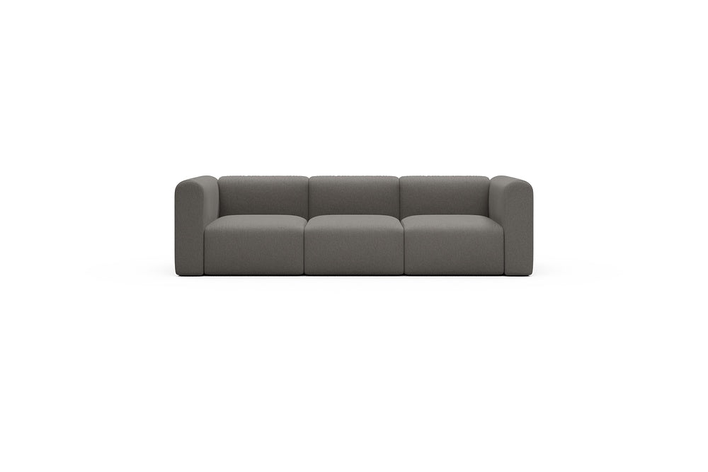 Rund Casual Modular Sofa - Configurations 1 - A3H - 266 x 97 cm - 3 Seater - 446 Satya Taupe Brown