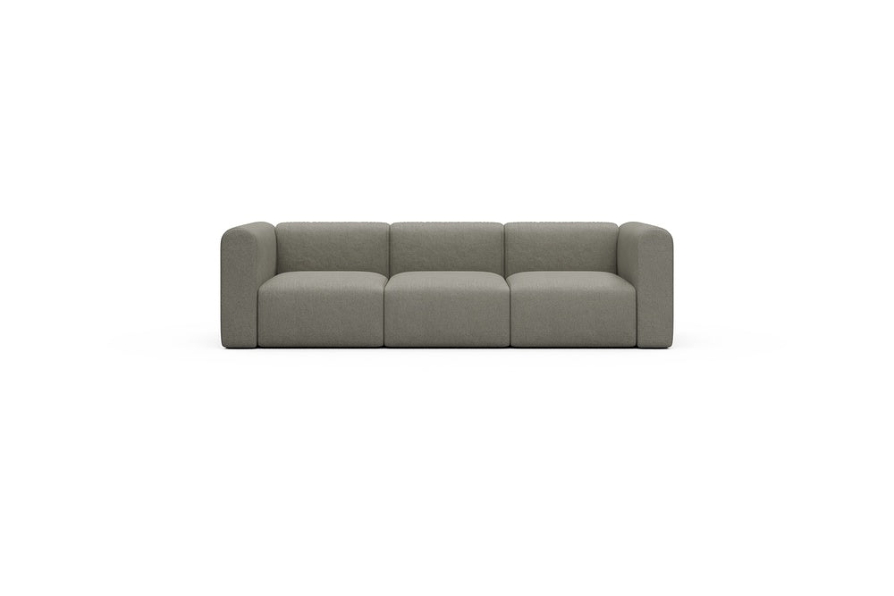Rund Casual Modular Sofa - Configurations 1 - A3H - 266 x 97 cm - 3 Seater - 486 Denari Warm Grey