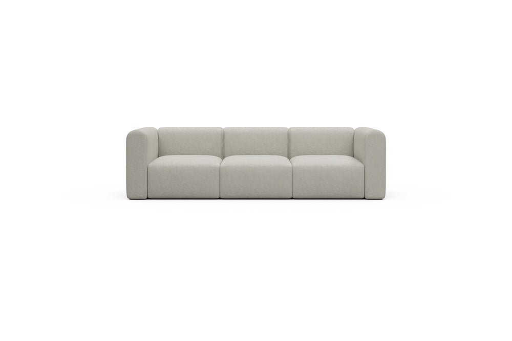 Rund Casual Modular Sofa - Configurations 1 - A3H - 266 x 97 cm - 3 Seater - 487 Denari Clean Beige