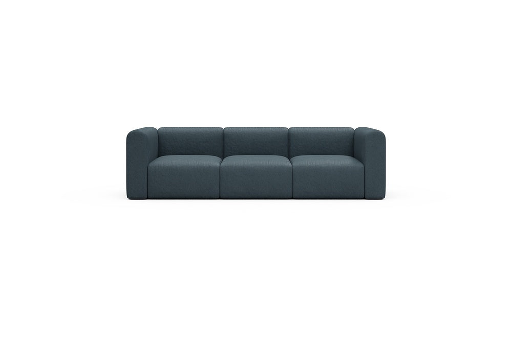 Rund Casual Modular Sofa - Configurations 1 - A3H - 266 x 97 cm - 3 Seater - 489 Denari Royal Blue