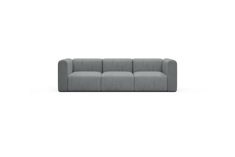 Rund Casual Modular Sofa - Configurations 1 - A3H - 266 x 97 cm - 3 Seater - 495 Casone Gravel Grey