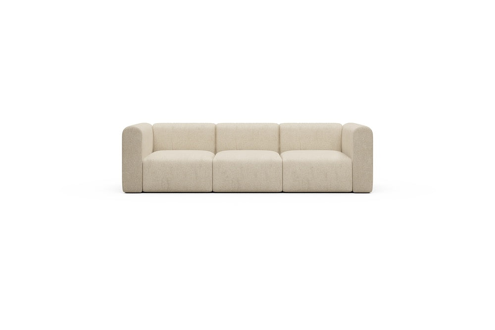 Rund Casual Modular Sofa - Configurations 1 - A3H - 266 x 97 cm - 3 Seater - 496 Casone Natural Beigie