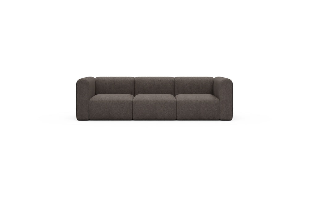 Rund Casual Modular Sofa - Configurations 1 - A3H - 266 x 97 cm - 3 Seater - 530 Bouclé Taupe