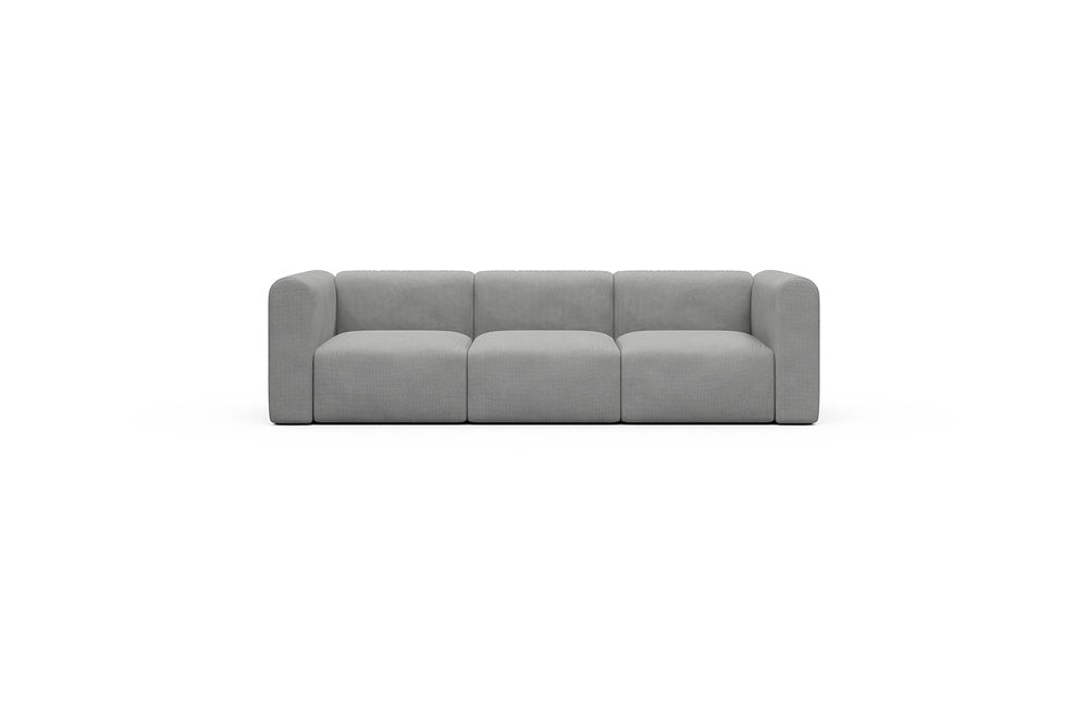 Rund Casual Modular Sofa - Configurations 1 - A3H - 266 x 97 cm - 3 Seater - 764 Cura Sand Grey