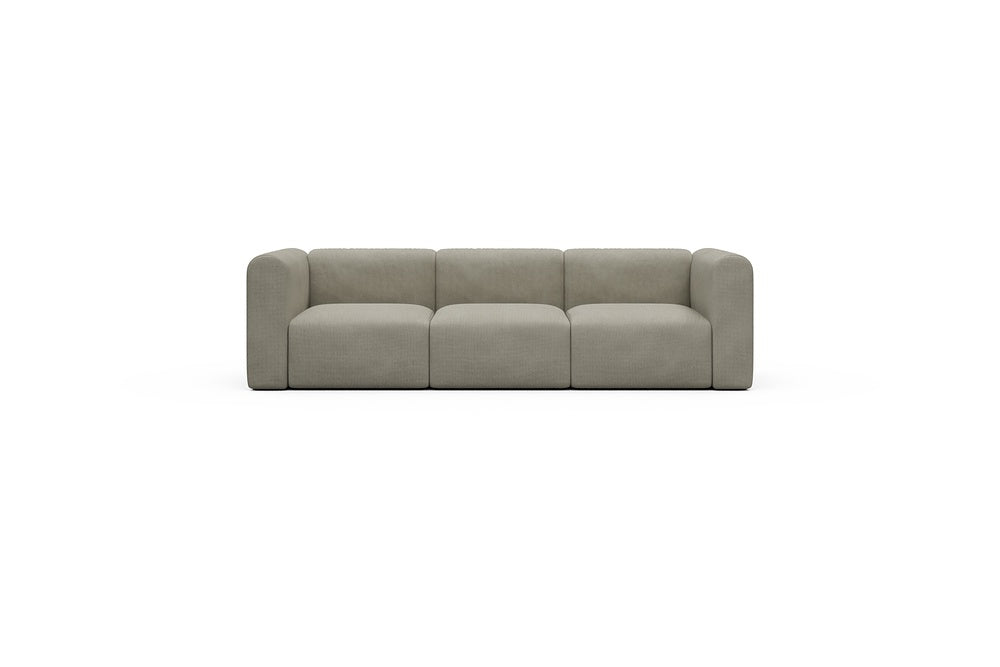 Rund Casual Modular Sofa - Configurations 1 - A3H - 266 x 97 cm - 3 Seater - 765 Cura Oat