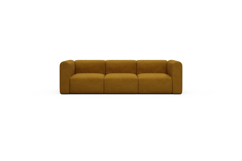 Rund Casual Modular Sofa - Configurations 1 - A3H - 266 x 97 cm - 3 Seater - 767 Cura Apricot