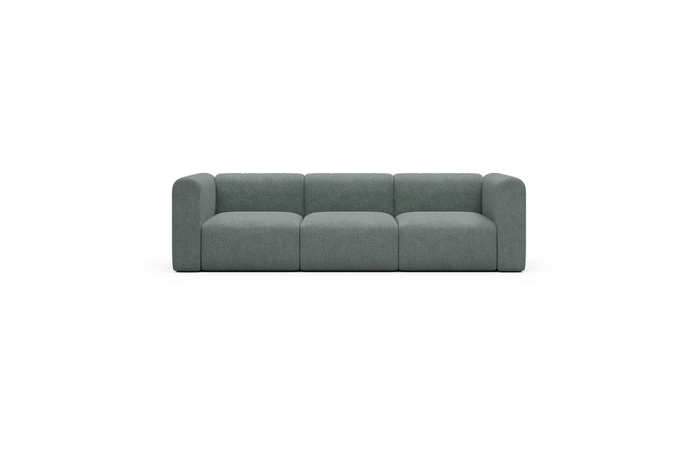 Rund Casual Modular Sofa - Configurations 1 - A3H - 266 x 97 cm - 3 Seater - 770 Carreno Cielo Blue