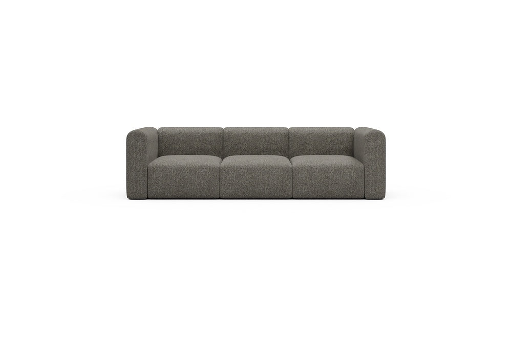 Rund Casual Modular Sofa - Configurations 1 - A3H - 266 x 97 cm - 3 Seater - 771 Carreno Sepia Brown