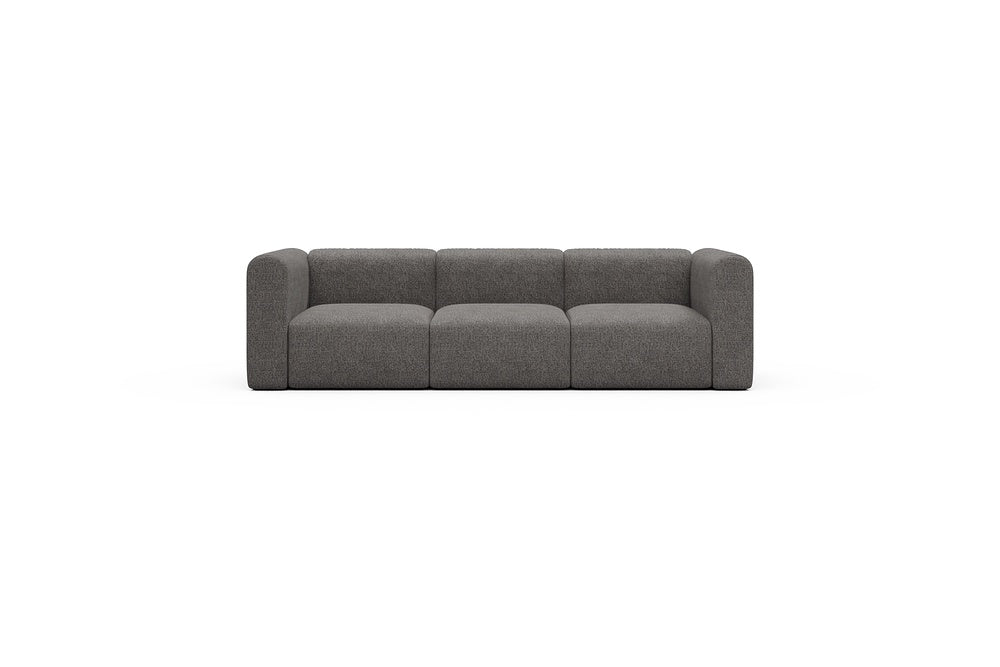 Rund Casual Modular Sofa - Configurations 1 - A3H - 266 x 97 cm - 3 Seater - 772 Carreno Salt & Pepper