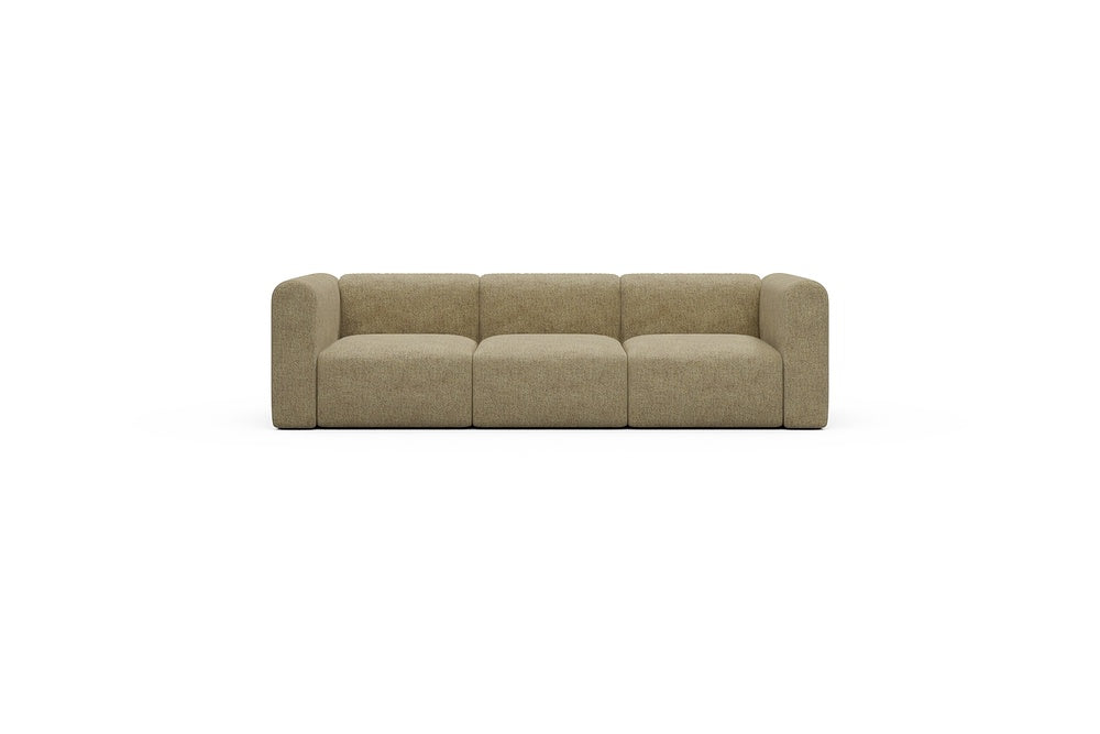 Rund Casual Modular Sofa - Configurations 1 - A3H - 266 x 97 cm - 3 Seater - 774 Carreno Sicilian Yellow