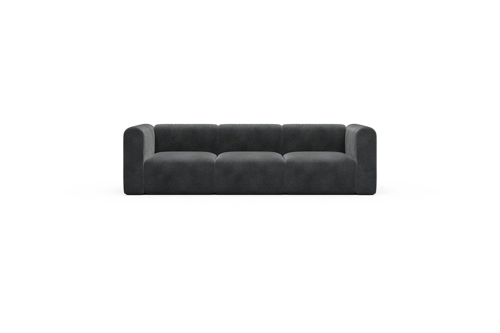 Rund Casual Modular Sofa - Configurations 1 - A3H - 266 x 97 cm - 3 Seater - 811 Smooth Deep Warm Grey