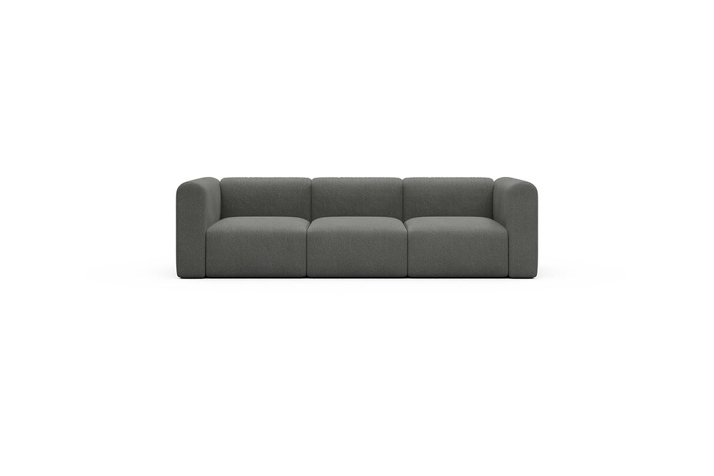 Rund Casual Modular Sofa - Configurations 1 - A3H - 266 x 97 cm - 3 Seater - 852 Mahoga Seal Grey