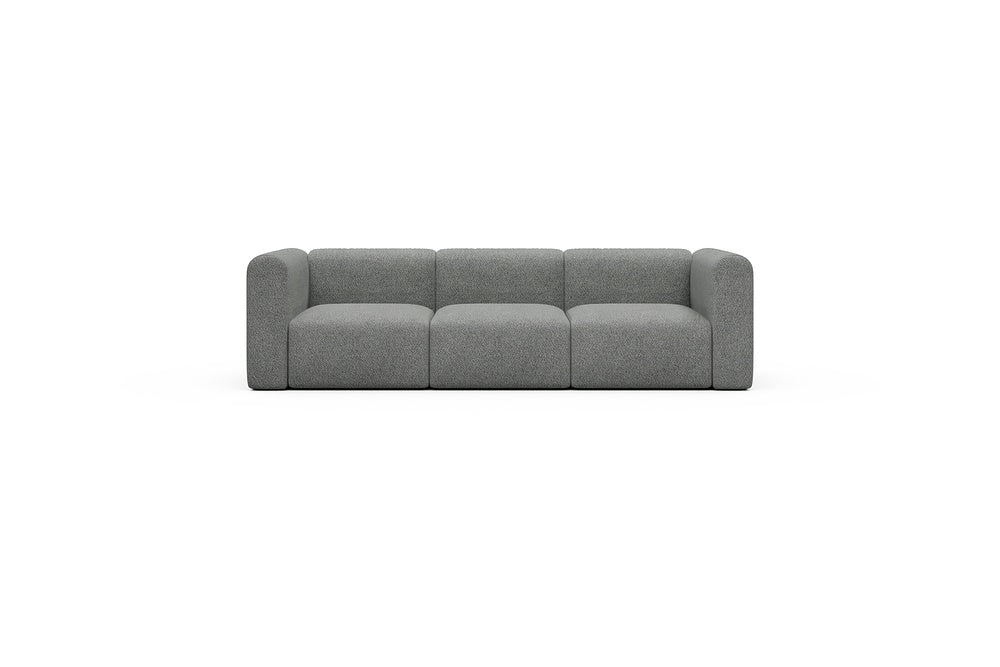 Rund Casual Modular Sofa - Configurations 1 - A3H - 266 x 97 cm - 3 Seater - 868 Vanora Warm Grey
