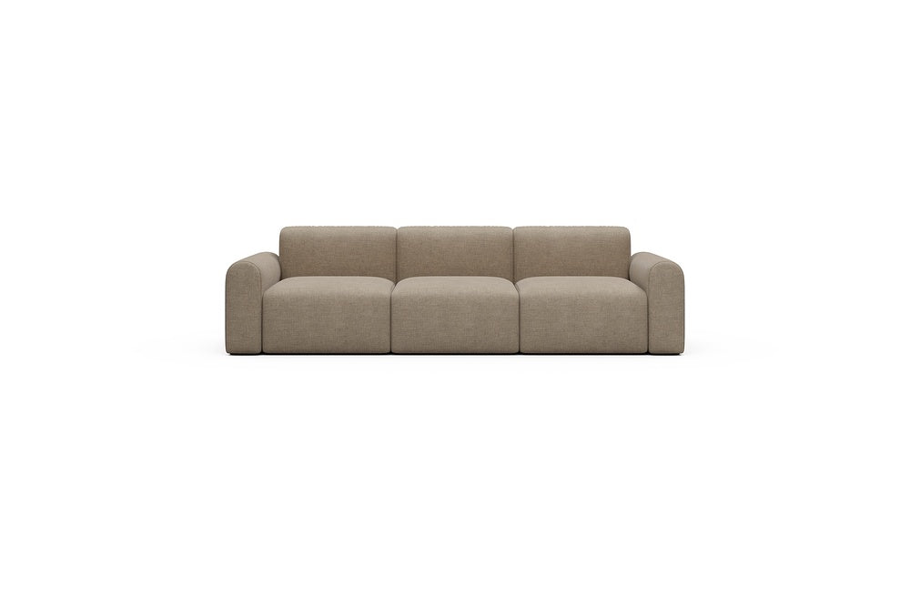 Rund Casual Modular Sofa - Configurations 1 - A3L - 266 x 97 cm - 3 Seater - 417 Esina Mocha