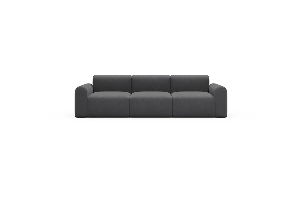 Rund Casual Modular Sofa - Configurations 1 - A3L - 266 x 97 cm - 3 Seater - 441 Satya Warm Zinc
