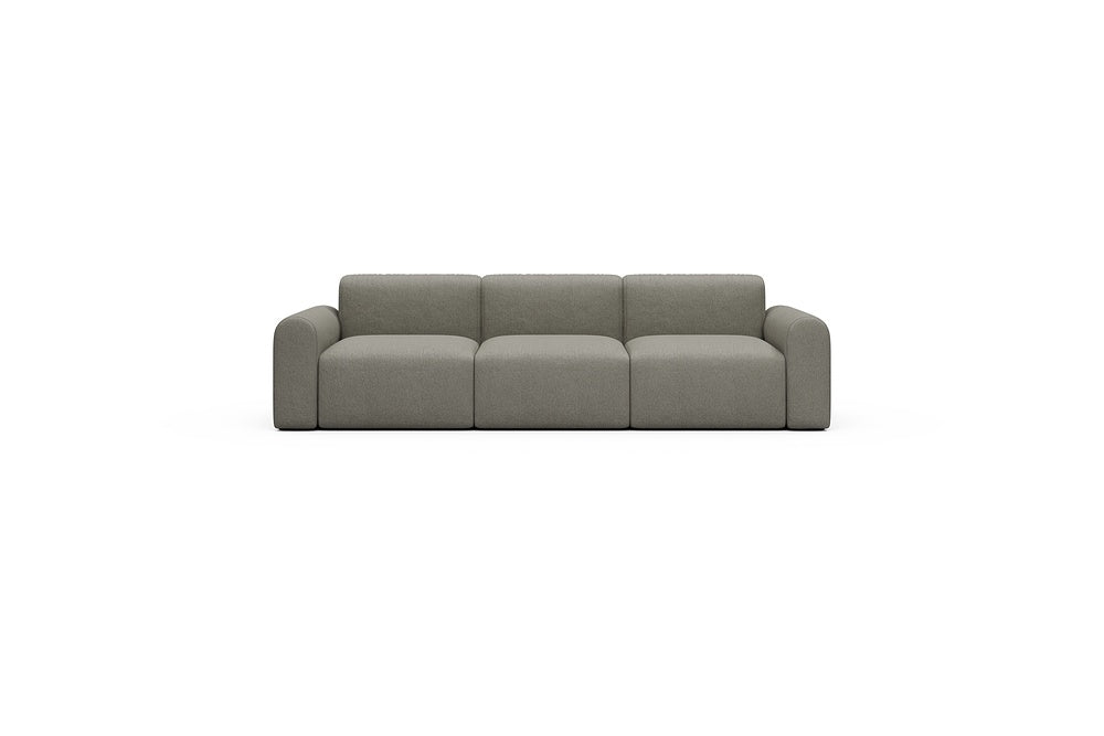 Rund Casual Modular Sofa - Configurations 1 - A3L - 266 x 97 cm - 3 Seater - 486 Denari Warm Grey