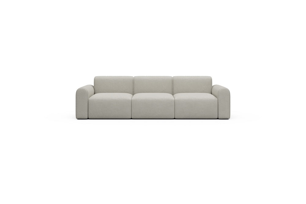 Rund Casual Modular Sofa - Configurations 1 - A3L - 266 x 97 cm - 3 Seater - 487 Denari Clean Beige