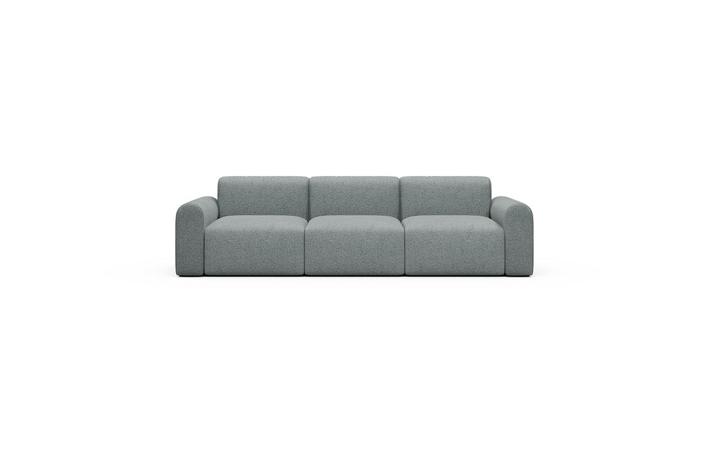 Rund Casual Modular Sofa - Configurations 1 - A3L - 266 x 97 cm - 3 Seater - 499 Casone Light mixed Green