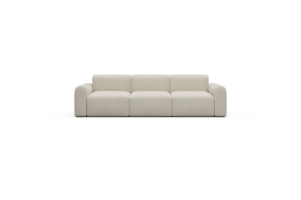Rund Casual Modular Sofa - Configurations 1 - A3L - 266 x 97 cm - 3 Seater - 584 Argus Natural