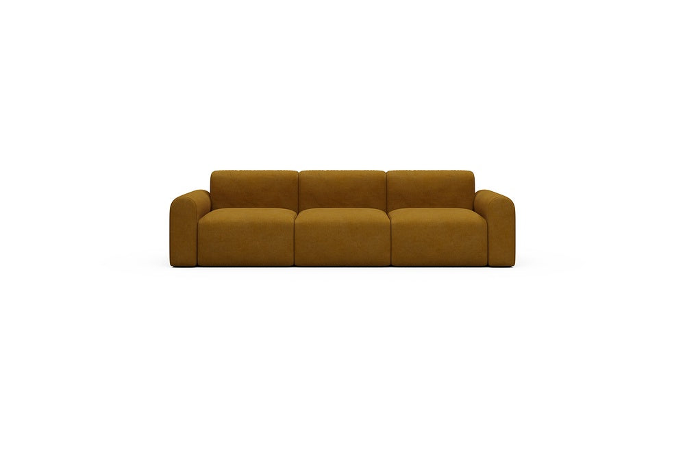 Rund Casual Modular Sofa - Configurations 1 - A3L - 266 x 97 cm - 3 Seater - 767 Cura Apricot