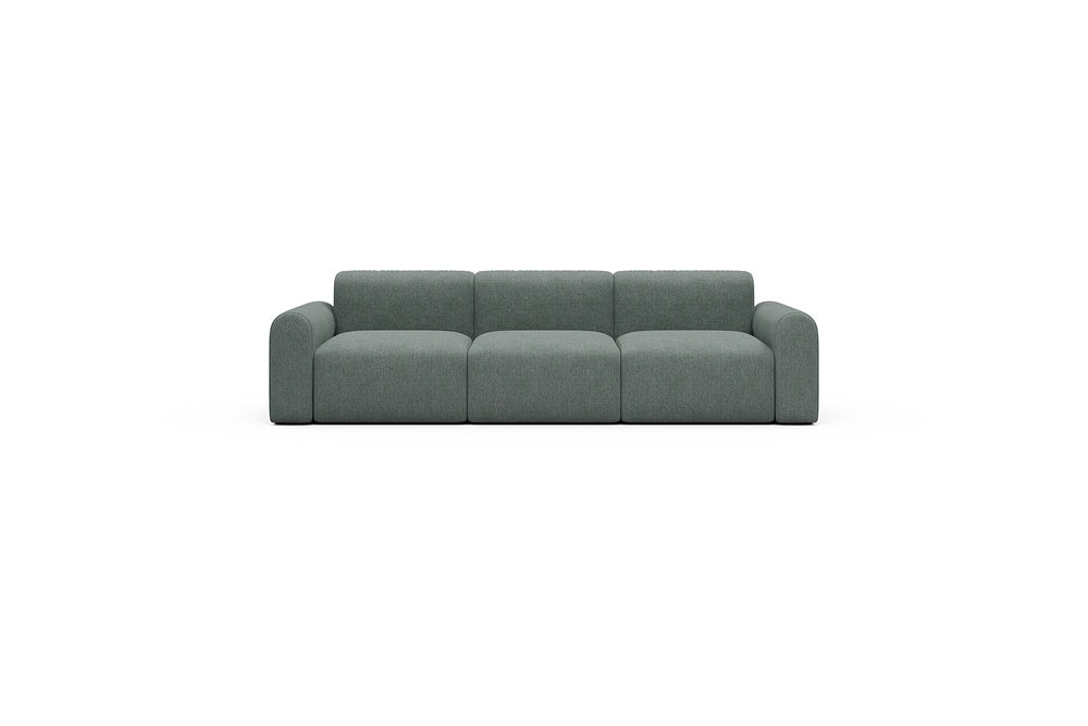 Rund Casual Modular Sofa - Configurations 1 - A3L - 266 x 97 cm - 3 Seater - 770 Carreno Cielo Blue