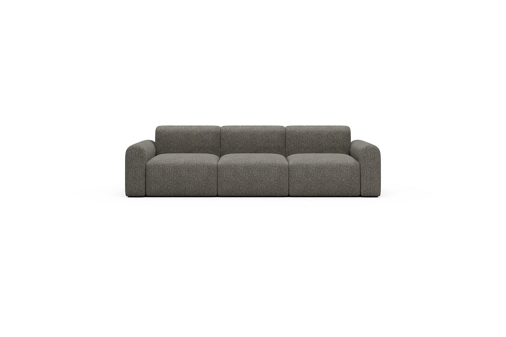 Rund Casual Modular Sofa - Configurations 1 - A3L - 266 x 97 cm - 3 Seater - 771 Carreno Sepia Brown