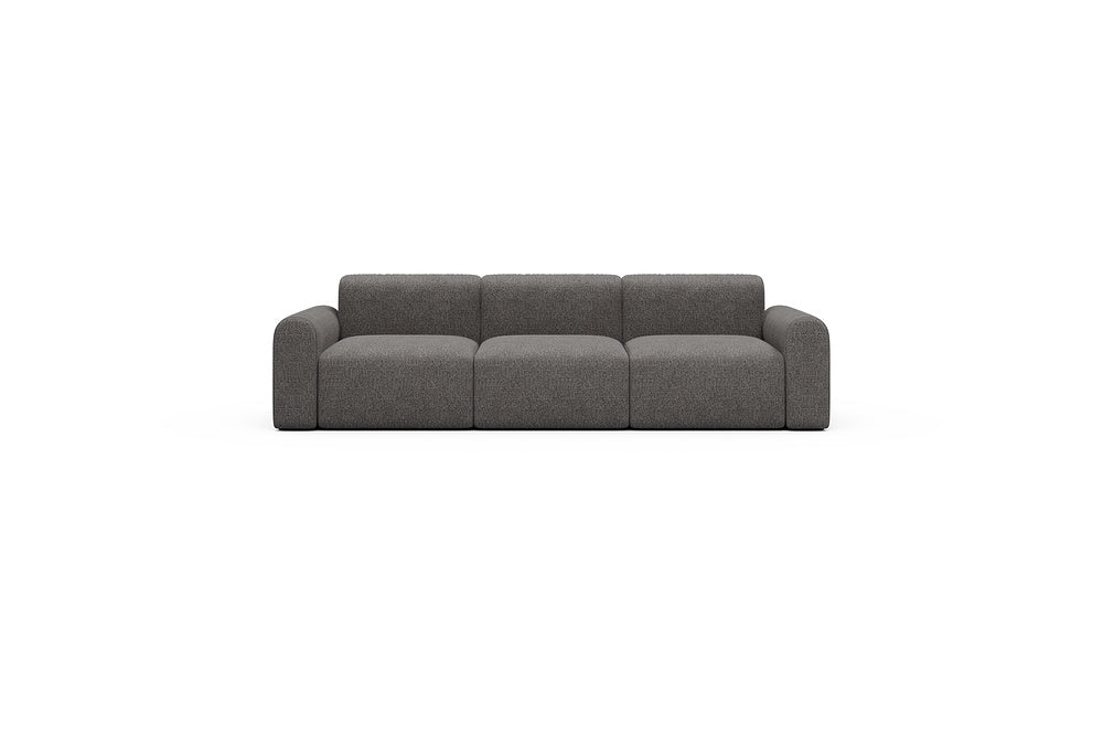 Rund Casual Modular Sofa - Configurations 1 - A3L - 266 x 97 cm - 3 Seater - 772 Carreno Salt & Pepper