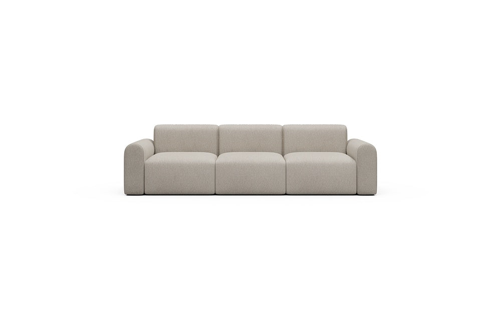 Rund Casual Modular Sofa - Configurations 1 - A3L - 266 x 97 cm - 3 Seater - 816 Aivi Lace Beige
