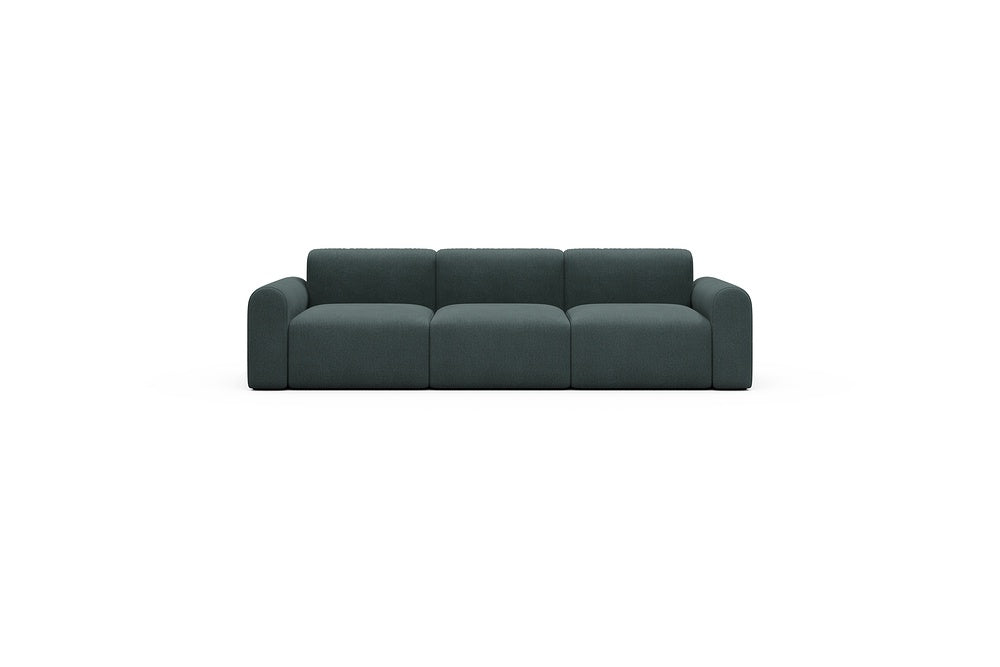 Rund Casual Modular Sofa - Configurations 1 - A3L - 266 x 97 cm - 3 Seater - 851 Mahoga Dark Blue