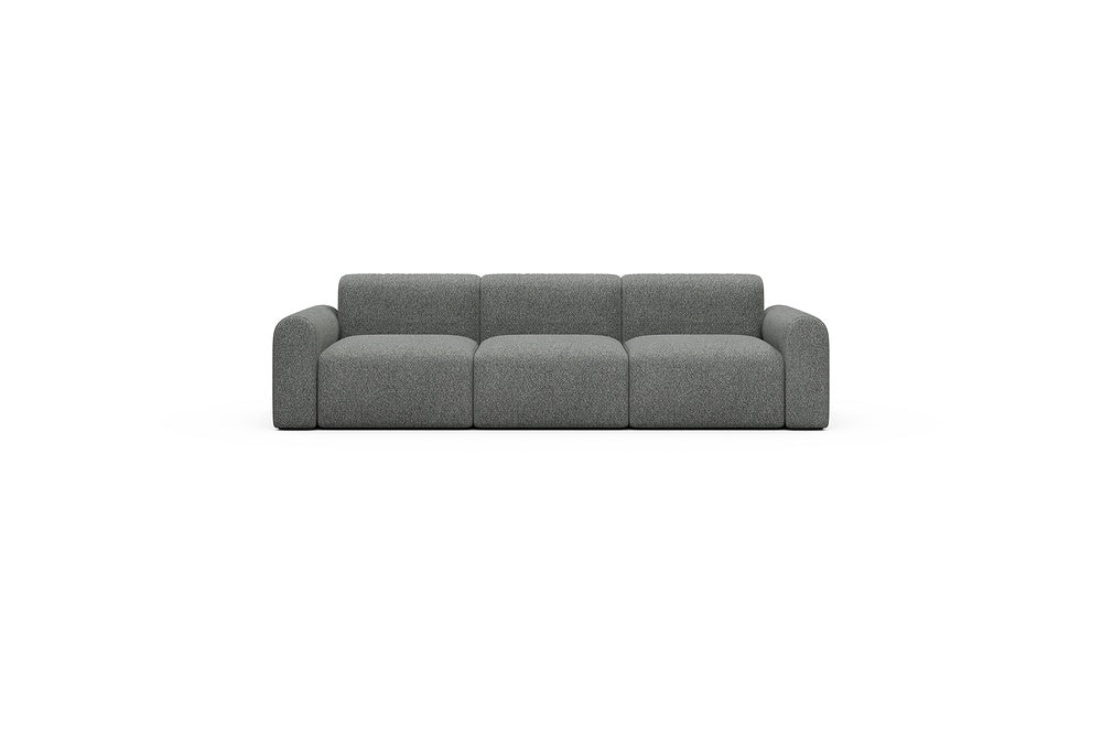 Rund Casual Modular Sofa - Configurations 1 - A3L - 266 x 97 cm - 3 Seater - 868 Vanora Warm Grey
