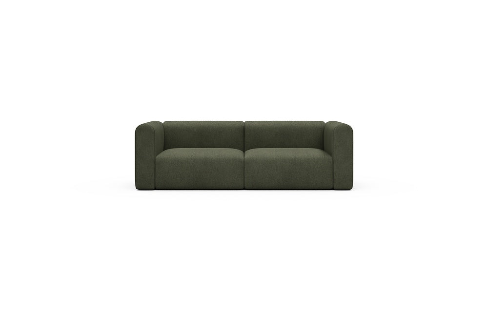 Rund Casual Modular Sofa - Configurations 1 - B2H - 240 x 97 cm - 2,5 Seater - 535 Bouclé Forest Green