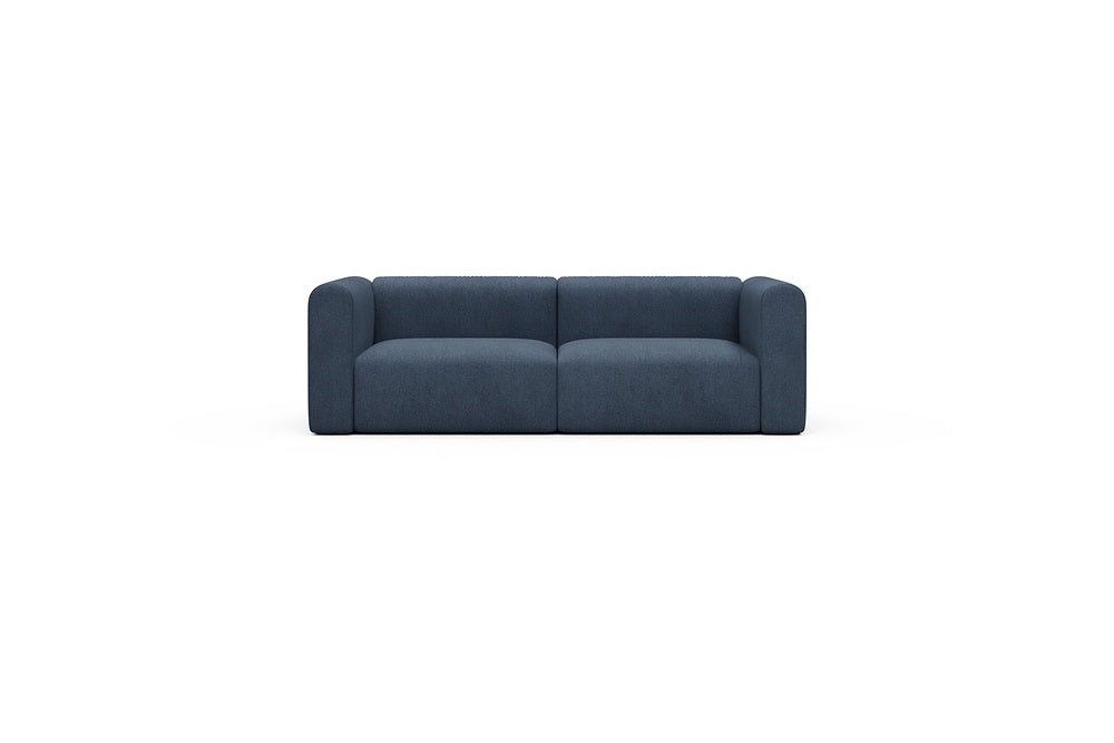Rund Casual Modular Sofa - Configurations 1 - B2H - 240 x 97 cm - 2,5 Seater - 537 Bouclé Blue
