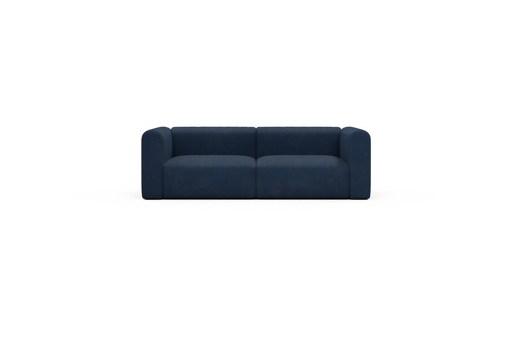 Rund Casual Modular Sofa - Configurations 1 - B2H - 240 x 97 cm - 2,5 Seater - 591 Corduroy Midnight-Blue