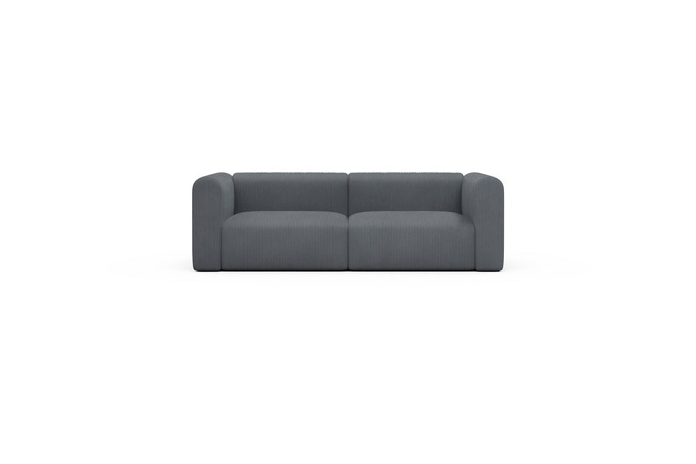 Rund Casual Modular Sofa - Configurations 1 - B2H - 240 x 97 cm - 2,5 Seater - 592 Corduroy Silvermist