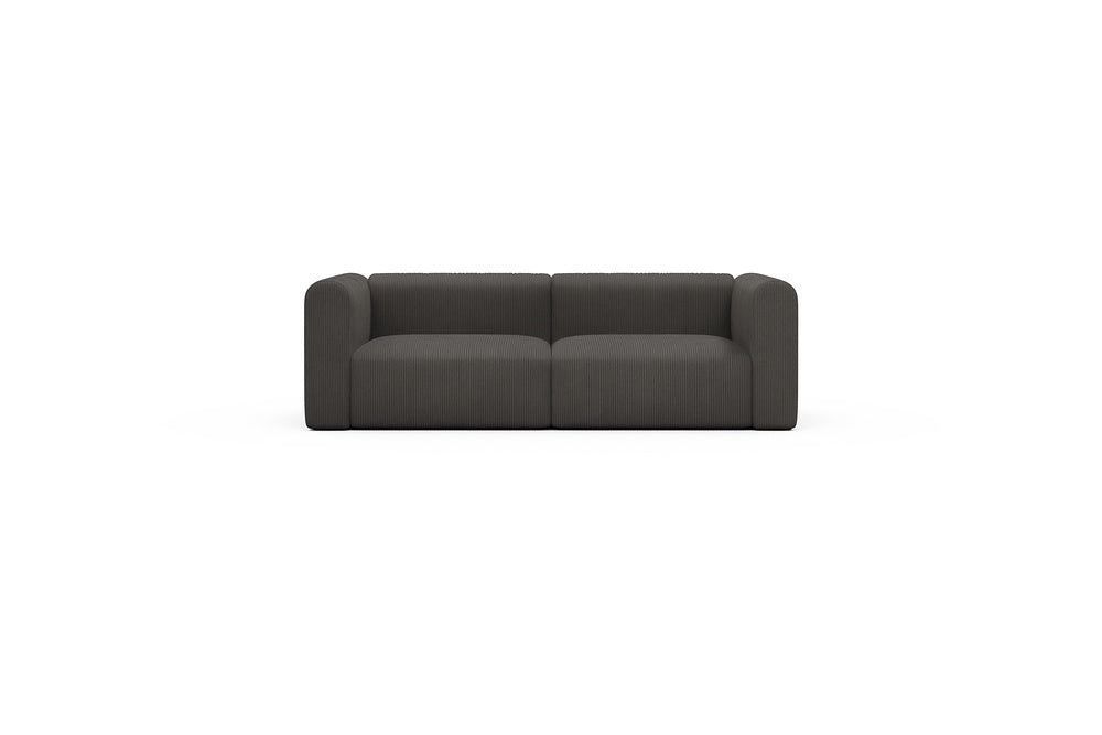 Rund Casual Modular Sofa - Configurations 1 - B2H - 240 x 97 cm - 2,5 Seater - 597 Corduroy Charcoal