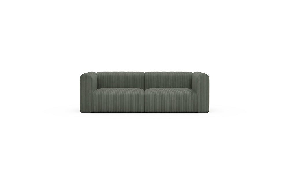 Rund Casual Modular Sofa - Configurations 1 - B2H - 240 x 97 cm - 2,5 Seater - 598 Corduroy Sage