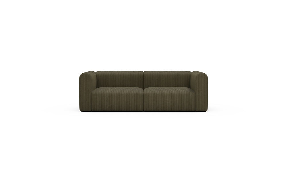 Rund Casual Modular Sofa - Configurations 1 - B2H - 240 x 97 cm - 2,5 Seater - 599 Corduroy Olive