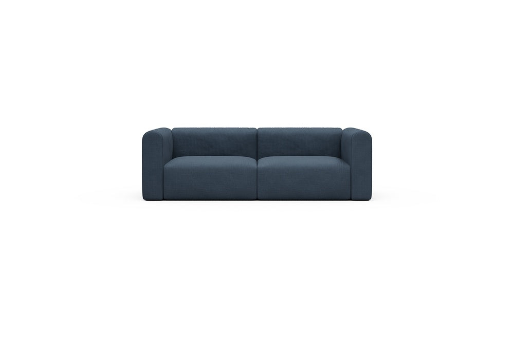 Rund Casual Modular Sofa - Configurations 1 - B2H - 240 x 97 cm - 2,5 Seater - 768 Cura Oxford Blue