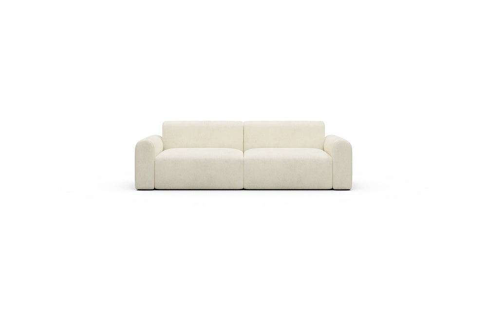 Rund Casual Modular Sofa - Configurations 1 - B2L - 240 x 97 cm - 2,5 Seater - 531 Bouclé Off White