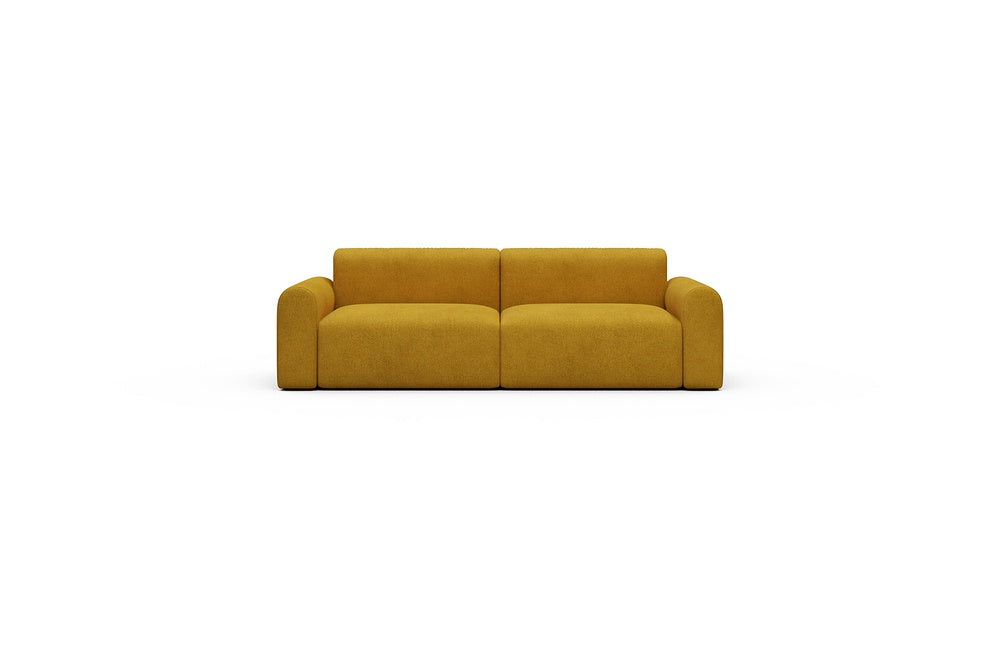 Rund Casual Modular Sofa - Configurations 1 - B2L - 240 x 97 cm - 2,5 Seater - 536 Bouclé Ochre