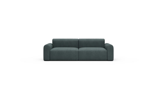 Rund Casual Modular Sofa - Configurations 1 - B2L - 240 x 97 cm - 2,5 Seater - 573 Vivus Dusty Blue