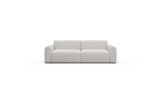 Rund Casual Modular Sofa - Configurations 1 - B2L - 240 x 97 cm - 2,5 Seater - 574 Vivus Dusty Off White
