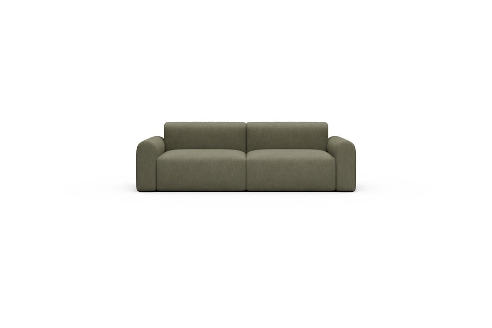 Rund Casual Modular Sofa - Configurations 1 - B2L - 240 x 97 cm - 2,5 Seater - 575 Vivus Dusty Olive