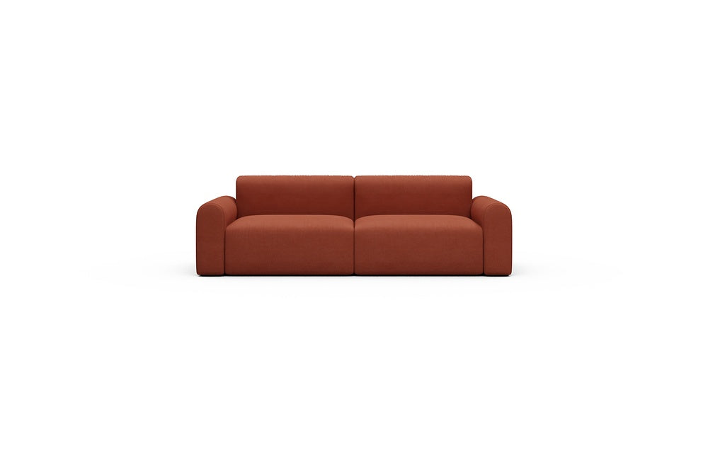 Rund Casual Modular Sofa - Configurations 1 - B2L - 240 x 97 cm - 2,5 Seater - 581 Argus Rust