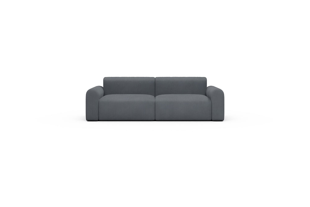 Rund Casual Modular Sofa - Configurations 1 - B2L - 240 x 97 cm - 2,5 Seater - 592 Corduroy Silvermist