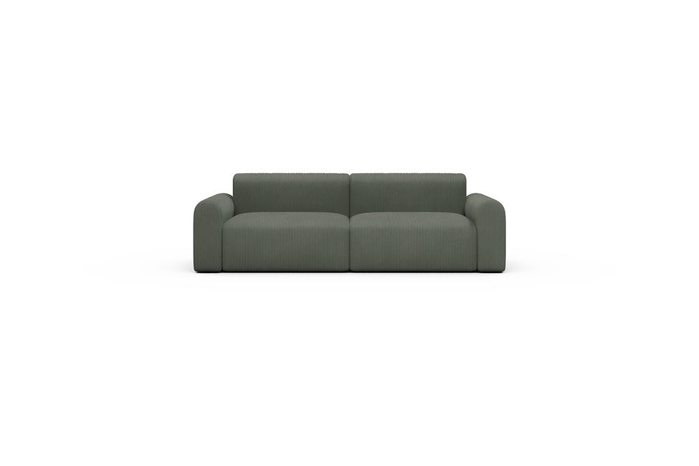Rund Casual Modular Sofa - Configurations 1 - B2L - 240 x 97 cm - 2,5 Seater - 598 Corduroy Sage