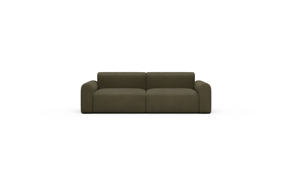 Rund Casual Modular Sofa - Configurations 1 - B2L - 240 x 97 cm - 2,5 Seater - 599 Corduroy Olive