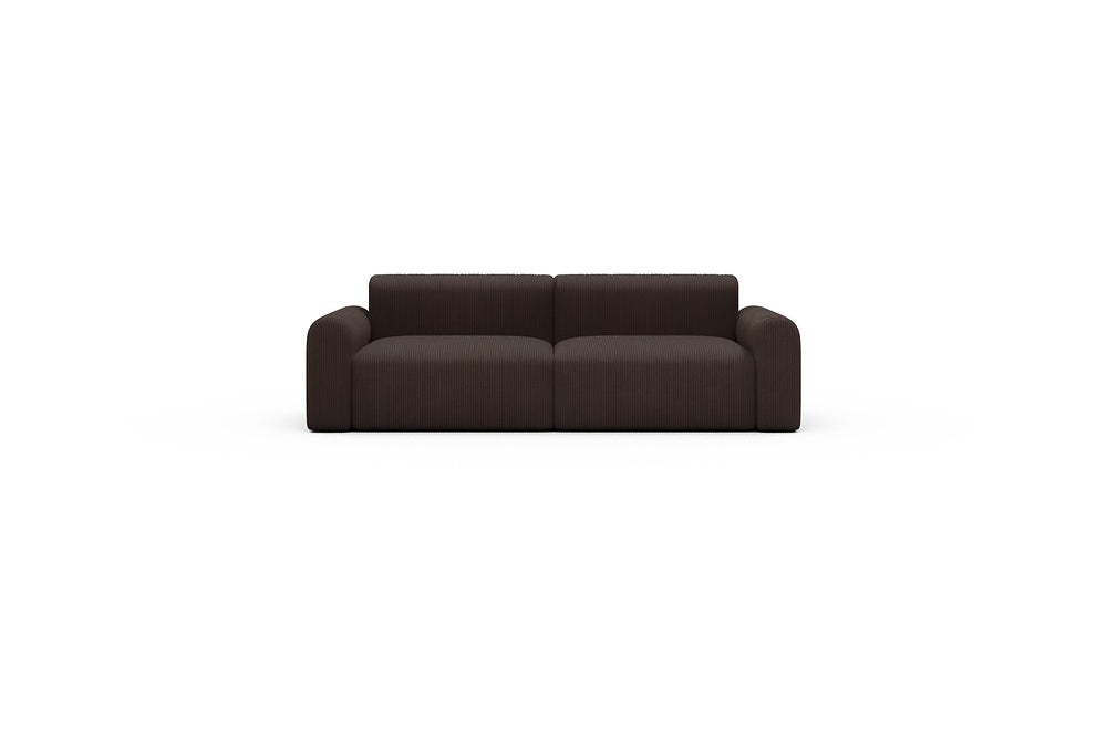 Rund Casual Modular Sofa - Configurations 1 - B2L - 240 x 97 cm - 2,5 Seater - 600 Corduroy Cocoa